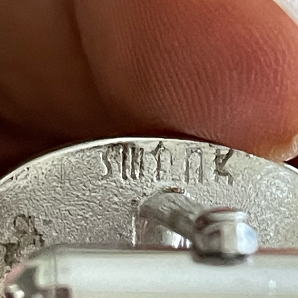 Vintage Oval Black Cuff links For Men - Picture 2 of 7